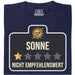 Sol - No Recomendado - Vista Principal Camiseta Azul Marino
