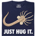 Just Hug It - Vue principale T-shirt Bleu Marine