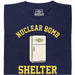 Nuclear Bomb Shelter Kühlschrank - Hoofdaanzicht T-Shirt Marineblauw
