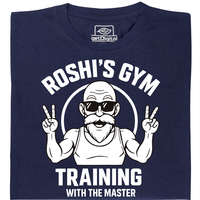 Training with the Master  - Main view T-Shirt Navy Blue