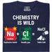 Chemistry Is Wild - Vista principal Camiseta Azul Marino