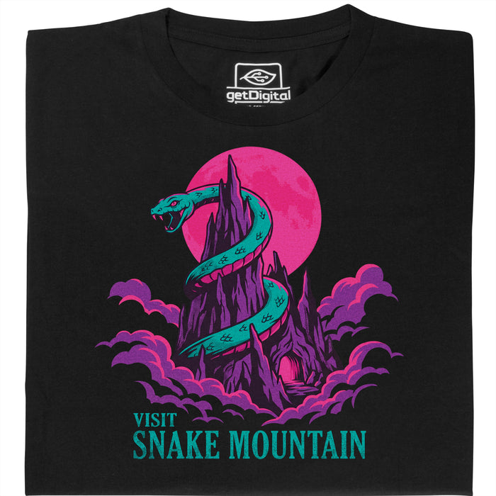 Visit Snake Mountain - Main view T-shirt Black