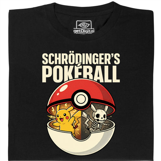 Schrödinger's Ball - Hauptansicht T-Shirt Schwarz