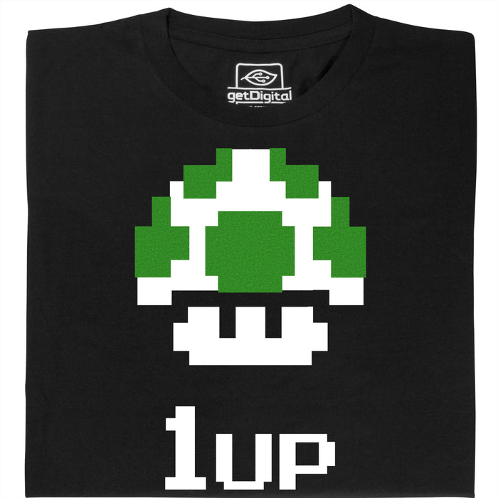 Shroom UP - Vue principale T-shirt Noir
