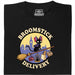 Broomstick Delivery - Der Kater übernimmt den Lieferdienst - Hauptansicht T-Shirt Schwarz