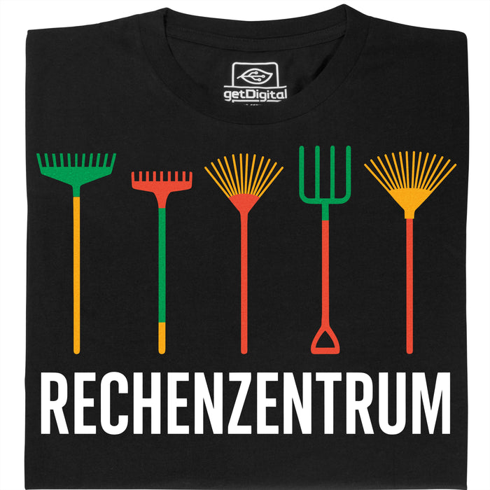 Datacentrum - Hoofdaanzicht T-Shirt Zwart
