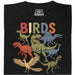 BIRDS - Vue de face T-Shirt Noir