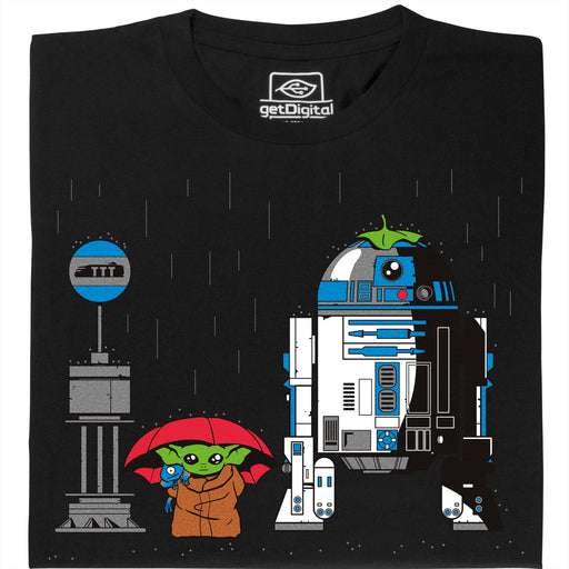 My Neighbour R2D2 - Vista principale T-Shirt Nero