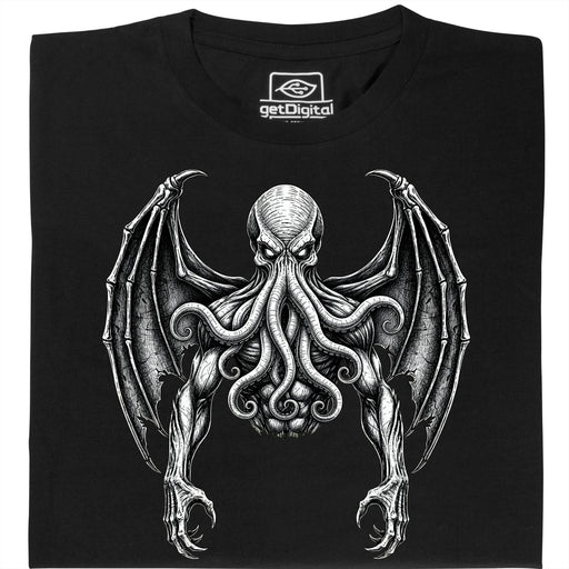 Cthulhu - El Gran Antiguo - Vista principal Camiseta Negro