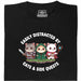 Cats & Sidequests - Hauptansicht T-Shirt Schwarz