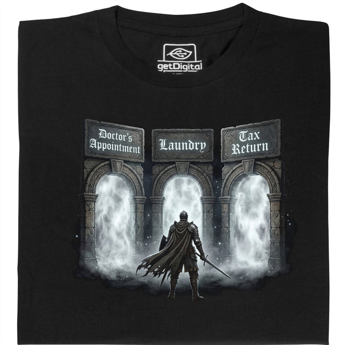 Adult Souls - Vista principale T-Shirt Nero