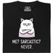 Definitely not sarcasm - Main view T-Shirt Black