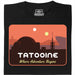 Where Adventure Begins - Hauptansicht T-Shirt Schwarz