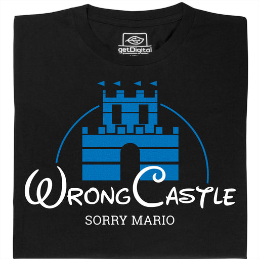 Sorry Mario - Hauptansicht T-Shirt Schwarz