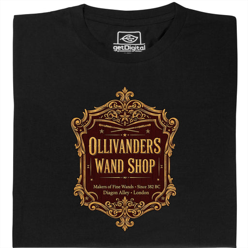 Ollivanders Wand Shop - Hauptansicht T-Shirt Schwarz