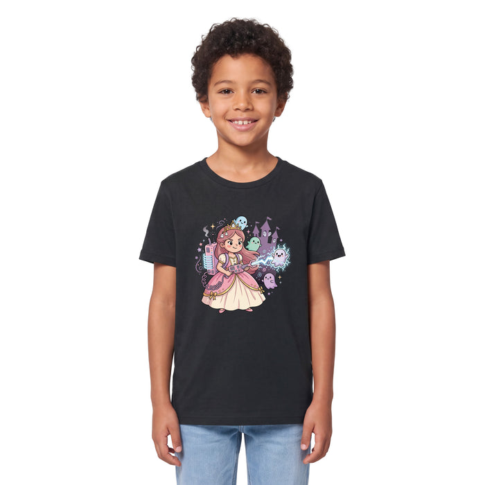 Nerdy Princess & The Glitter Ghosts - Kindershirt Model Junge 1