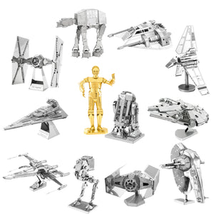 Kits 3D Tierra Metálica Star Wars