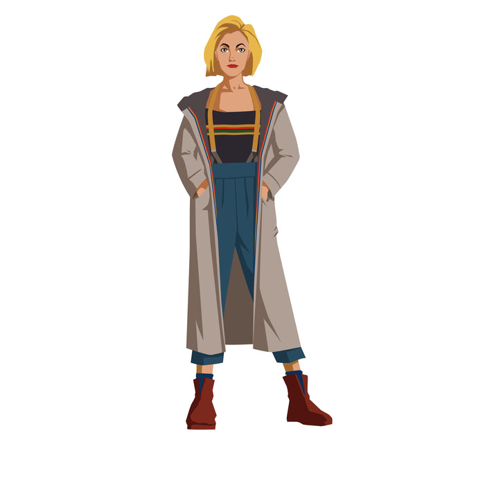 Zeitmaschine Adventskalender Papercraft – Figur des Doktors
