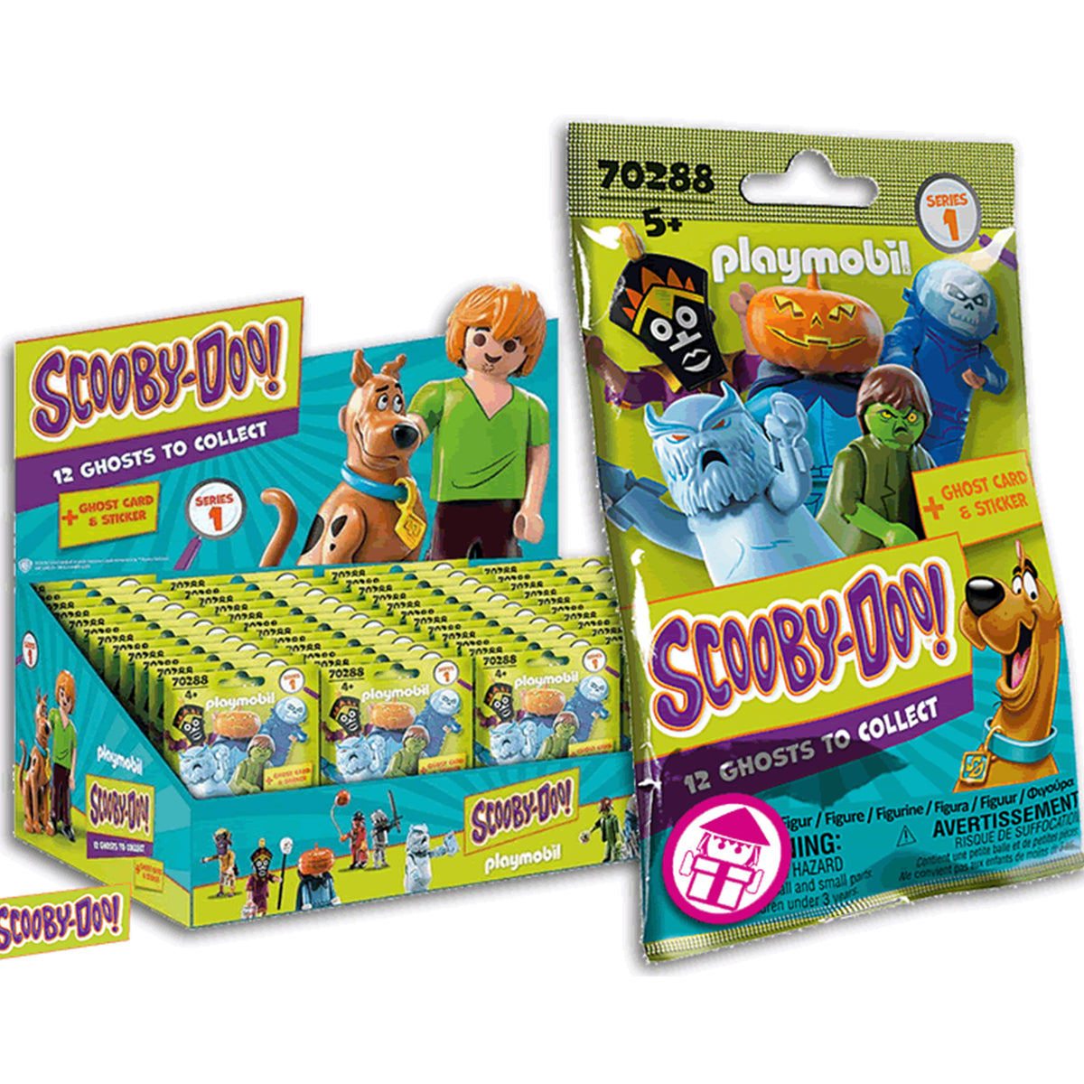 Playmobil Scooby-Doo Serie 1 - 70288 Ghosts Blind Bags - Nuovo Sigillato Con Adesivo