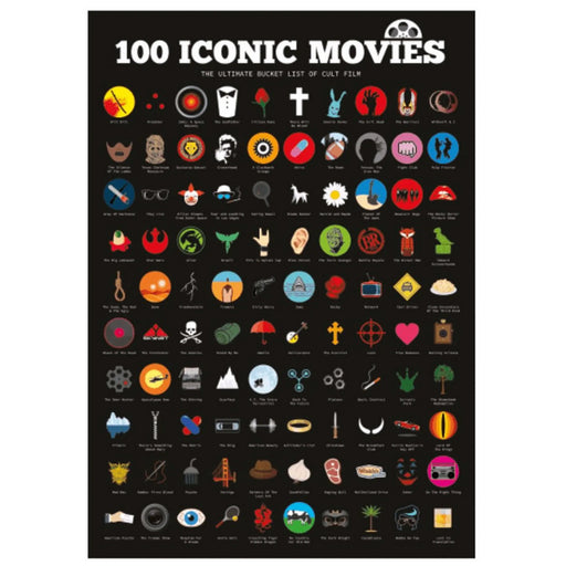 Rubbelposter: 100 Filme, die du gesehen haben musst