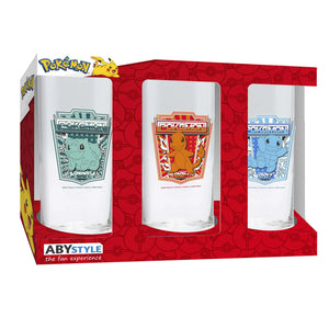 Pokémon Glazen Set Starter Trio