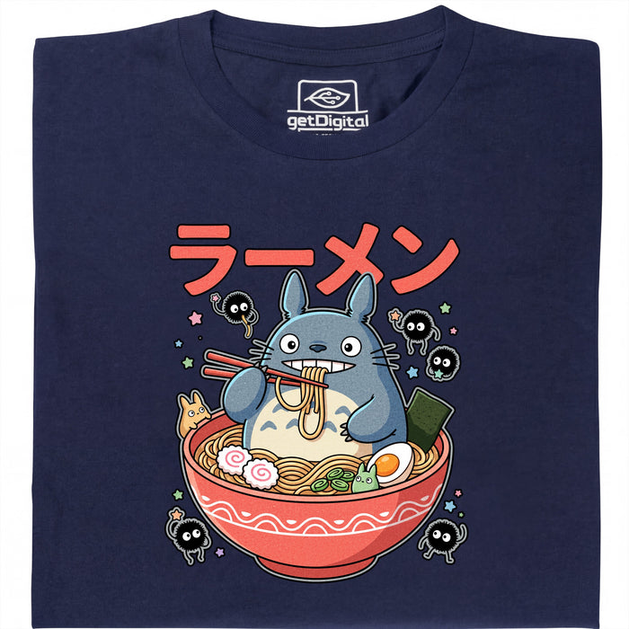 Ramen dello Spirito della Foresta - Vista principale Maglietta Blu navy