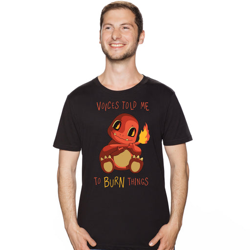 Voices Told Me To Burn Things - T-Shirt Mann Tobi