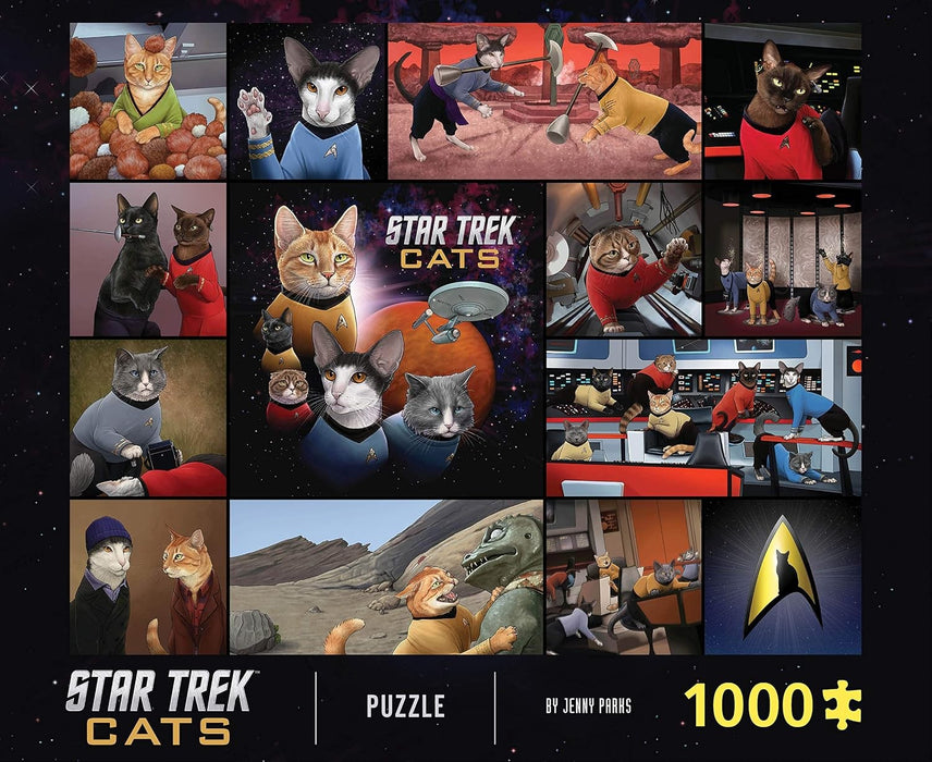 Star Trek Gatti Puzzle 1000 Pezzi - Gatti nello Spazio