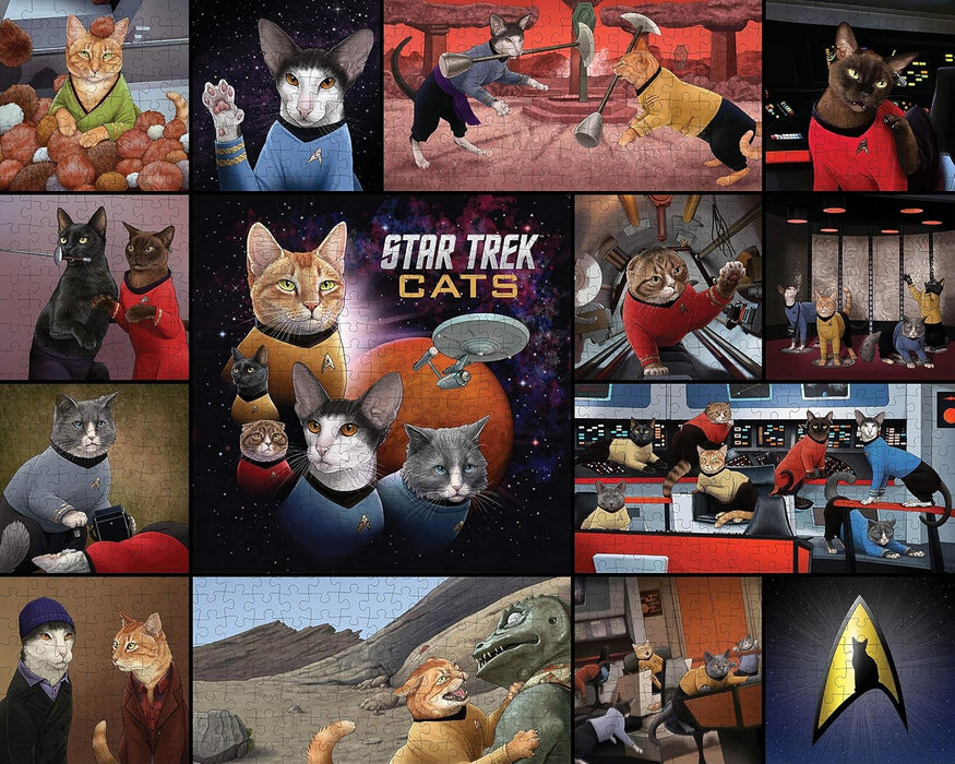 Star Trek Gatti Puzzle 1000 Pezzi - Gatti nello Spazio