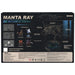 Kit de Construction Électronique 3D de Raie Manta Mécanique avec Éclairage