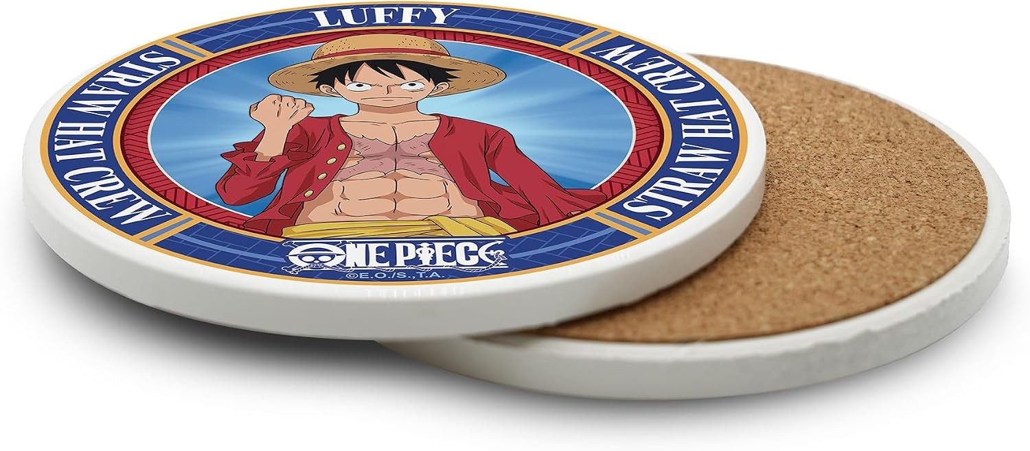 One Piece Keramik Untersetzer - Monkey D. Luffy