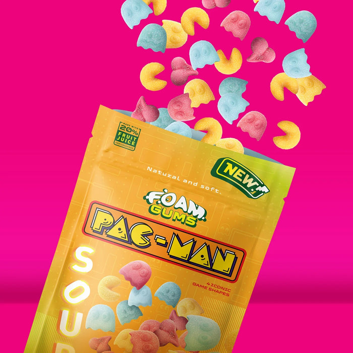 Fandom Snacks Foam Gums Pac-Man (Acidulé) - Gommes Moussantes 125g