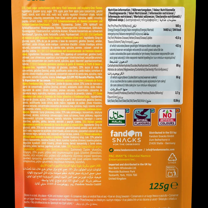 Fandom Snacks Foam Gums Pac-Man (Acidulé) - Gommes Moussantes 125g