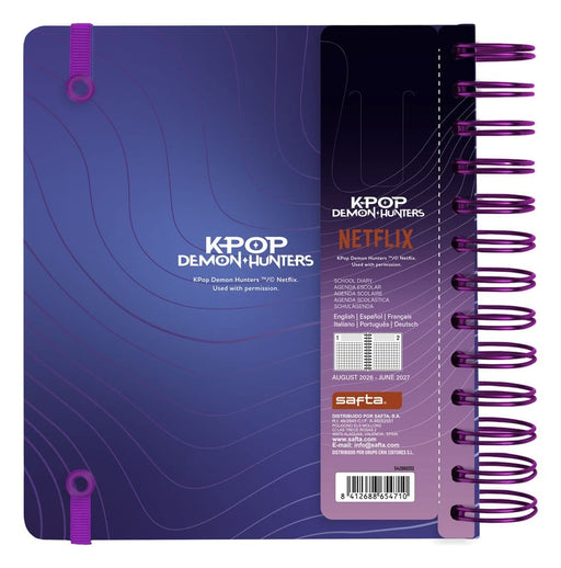 KPop Demon Hunters Agenda journalier 2026/2027