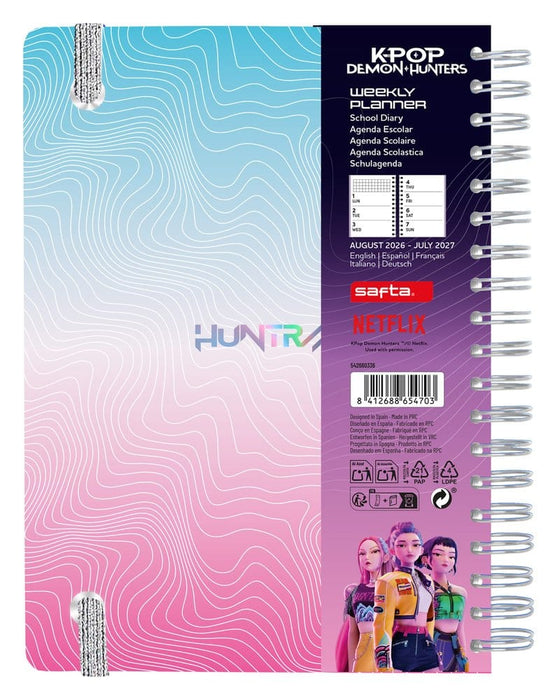 KPop Demon Hunters Agenda semanal 2026/2027