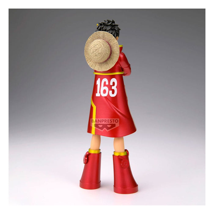 One Piece Estatua Monkey D. Luffy (traje de Egghead)
