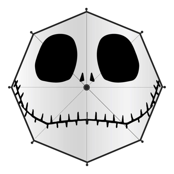 Paraguas Jack Skellington motivo cara de Pesadilla antes de Navidad