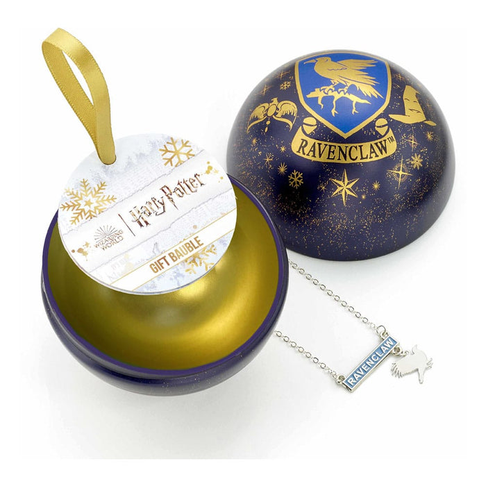 Harry Potter Ravenclaw Christmas Bauble with Necklace