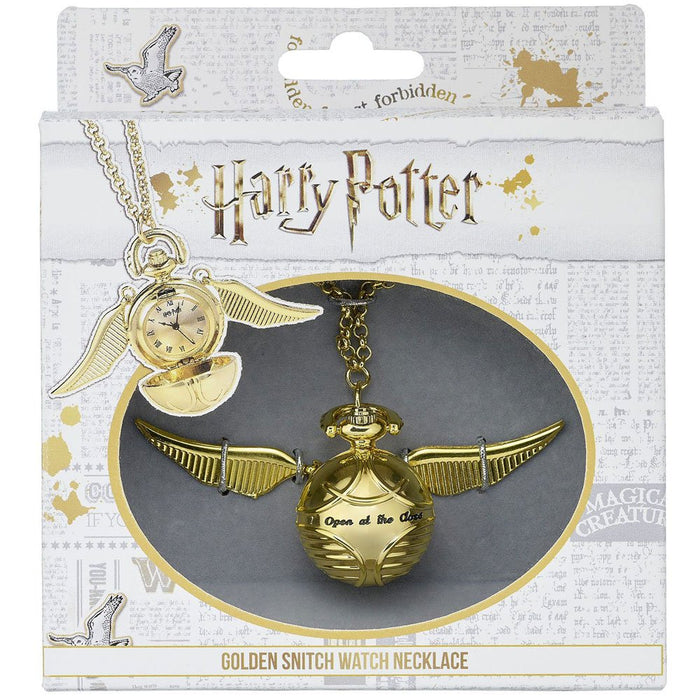 Collana Harry Potter Boccino d'Oro con orologio