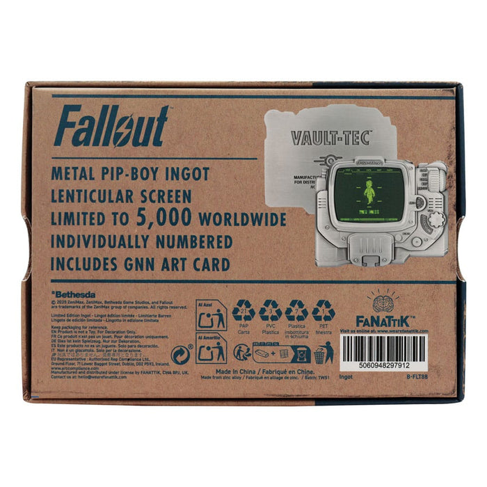 Fallout Pip-Boy Metallbarren (limitiert, 5.000 Stück)