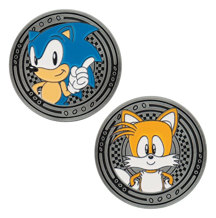 Moneta da collezione Sonic e Tails