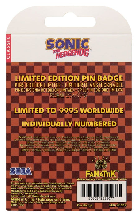 Pin's Sonic avec hérisson mobile