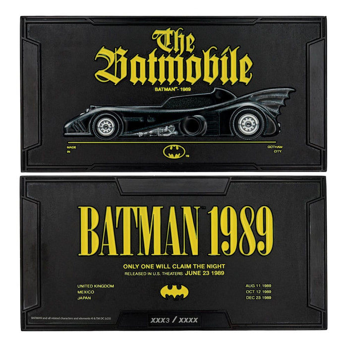 Batman Metallbarren Batmobile 1989 (Limited Edition)