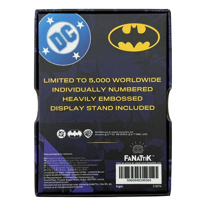 DC Comics Metal Ingot Batman Armour
