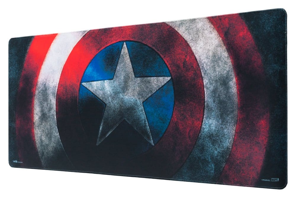 Alfombrilla de ratón XL de Captain America con el escudo