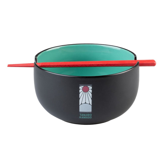 Demon Slayer Tanjiro Ramen Bowl with Chopsticks
