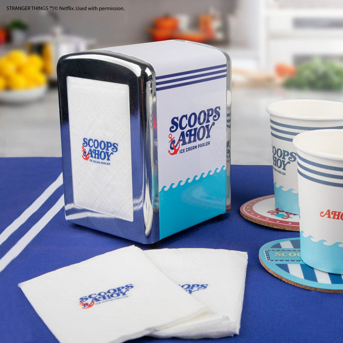 Set dispenser di tovaglioli Stranger Things Scoops Ahoy