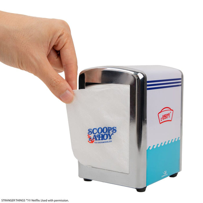 Set dispenser di tovaglioli Stranger Things Scoops Ahoy