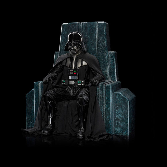 Star Wars statua di Darth Vader sul trono