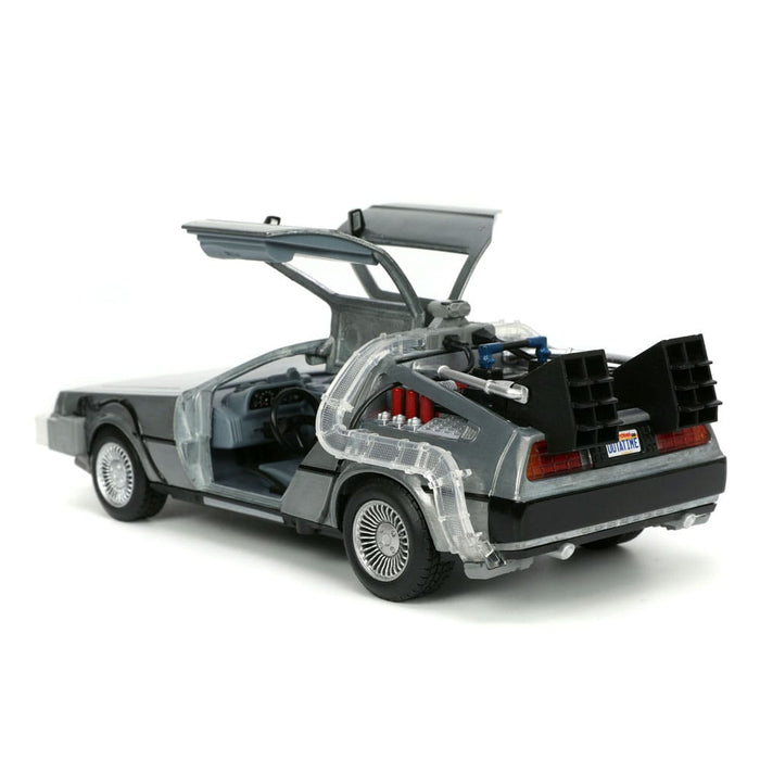Retour vers le futur Voiture miniature Machine à remonter le temps 1/24
